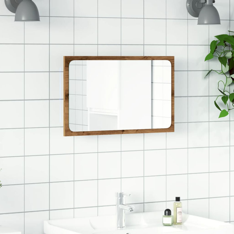 Daequan Flat Mirror, Artisan Oak