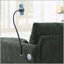 Canapé modulaire en L 96,5 po avec repose-pieds, poches, support pour téléphone, chargeur USB et tissu chenille pour un confort ultime-1224306342