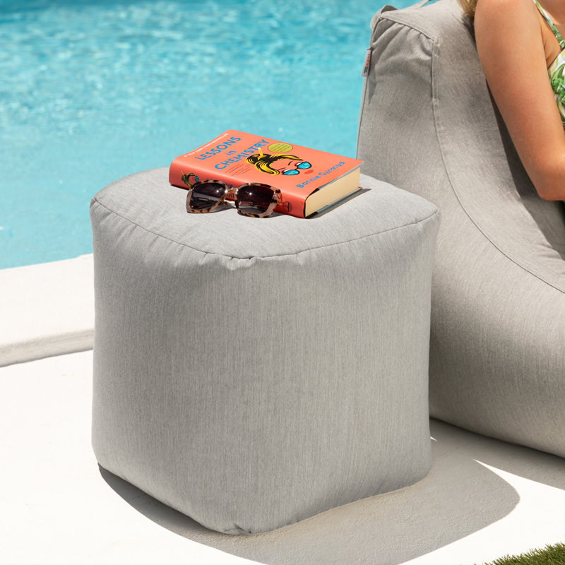 Repose-pieds pour terrasse Damato Luckie, Granit Sunbrella®