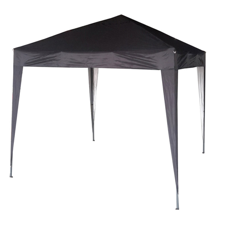 Janvey 2m x 2m Aluminium Pop-Up Gazebo, Black