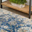 Tapis floral bleu / beige Mekhage-446259633