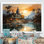 «Asian Art Imperial Landscape I», reproduction d'art sur toile asiatique