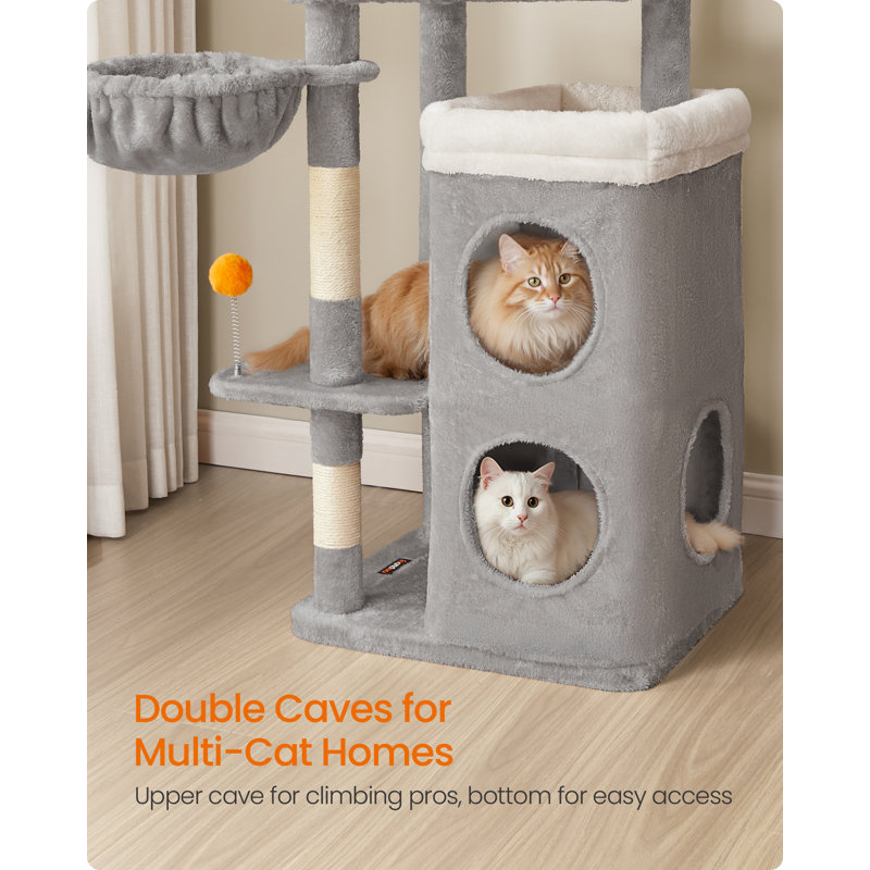 152cm H Cat Tree, Grey