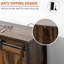 Buffet Buffet avec porte de grange coulissante