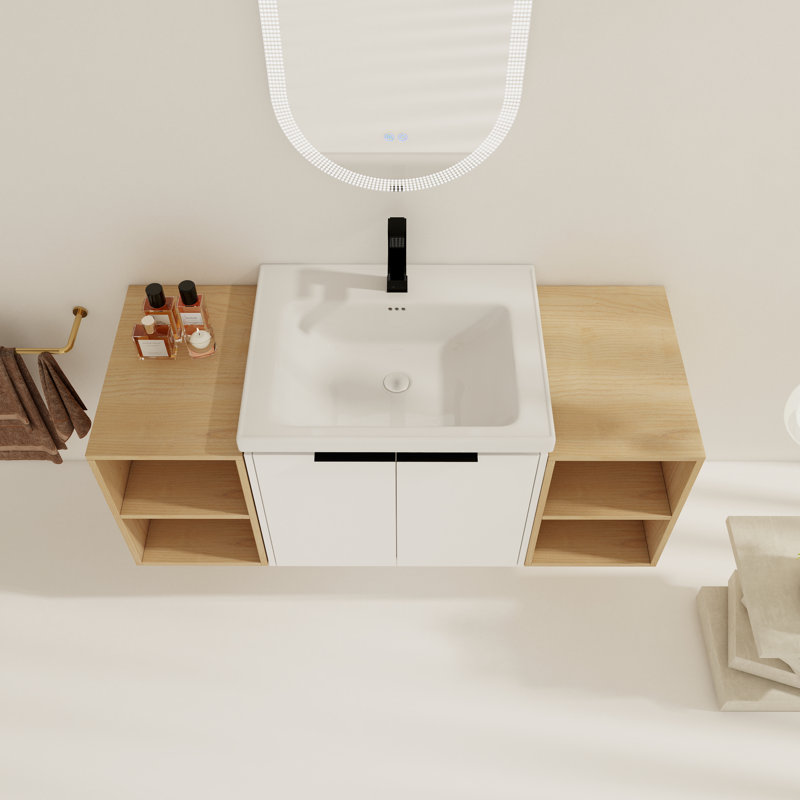 Ensemble de meuble-lavabo mural simple 47 po Abital