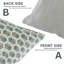 Housse de coussin Fabividine Turquoise-114984039