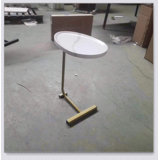 2-pieces C-shaped Side Table, C Shaped End Table, Side Table for Couch and Bed