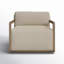 Stroud Outdoor Teak Swivel Armchair-1546403871