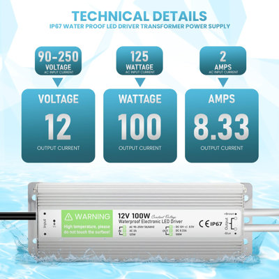 100W Electronic Transformer 