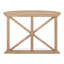 Console en bois massif 44 po Gregorio