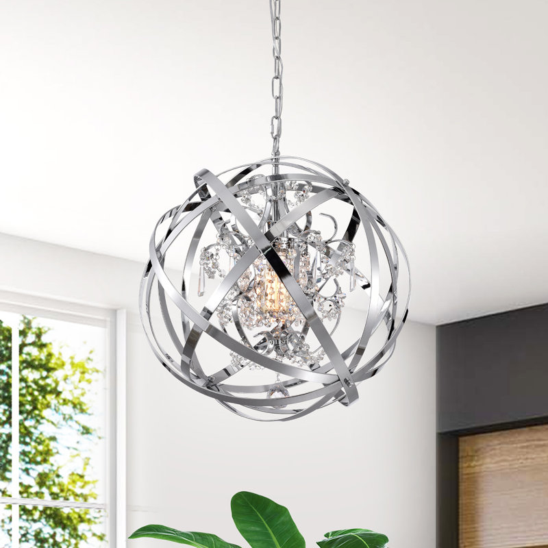 Luminaire sphère suspendu 1 lumières simple Hodder