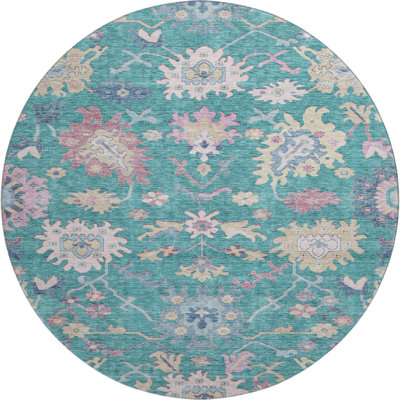 Premium Machine Washable Gurubaksh AMF1154 Global Rug