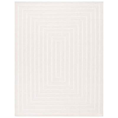 Tapis gris en laine et coton Natura