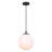 Kavneet 1 - Light Matte Black Sphere Pendant