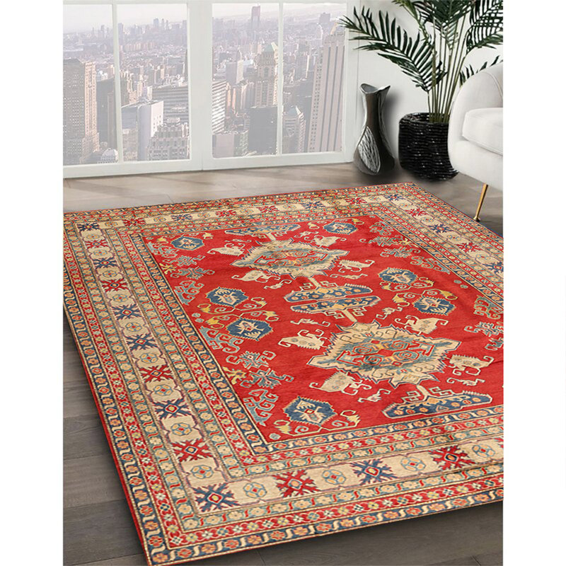 Tapis rouge à motif sud-ouest, Rectangle 7 pi x 10 pi