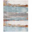 Tapis abstrait brun / bleu Papillon-1021627369