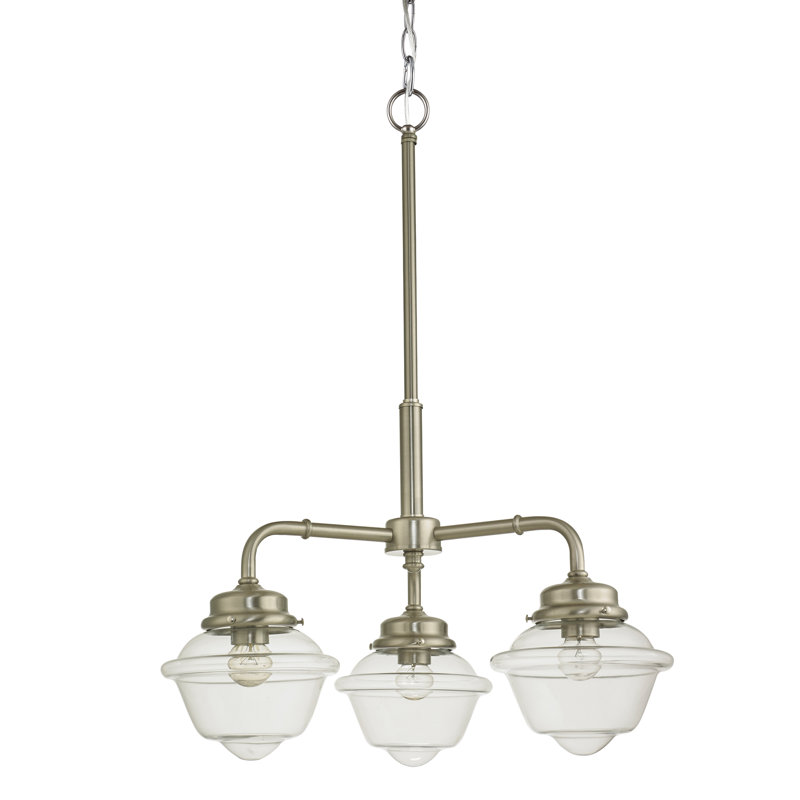 Lustre classique/traditionnel ombré 3 lumières Camargo