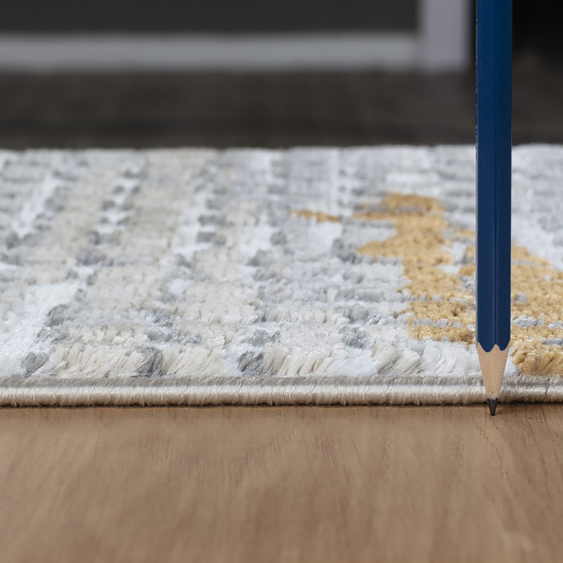 Legacy 5' x 7' Multicolor Stain-Resistant Synthetic Area Rug
