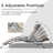 Outdoor Chaise Lounge Set Of 2 Patio Recliner Chairs With Adjustable Backrest And Removable Pillow For Indoor&Outdoor Beach Pool Sunbathing Lawn-122099267-122099265