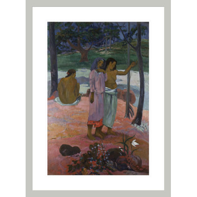 «The Call» par Paul Gauguin - Estampe numérique encadrée