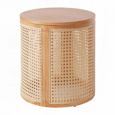 Wood Round Side Table ENd Table