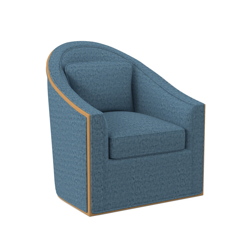 Fauteuil pivotant Academy, Ambre, Viscose Edworth Ocean