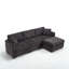 Canapé modulaire surdimensionné en chenille-433905720