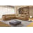 Power Reclining Leather Corner Recliner Sofa with Bluetooth Aduio & Storage & Wirless Charging & Cup Holders-456003914