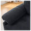Grand canapé-lit convertible avec rangement latéral - Causeuse en chenille beige pour petits espaces-1705174365