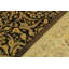 Tapis beige / noir en laine noué à la main 9 pi 4 po x 11 pi 10 po Abagail