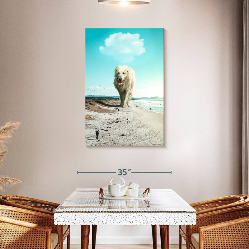 Brampt Wander Dog, 45" H x 30" W