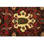 Tapis unique en laine noué à la main de style années 2010 de 3 pi 6 po x 4 pi 9 po noir / jaune / rouge Mittler