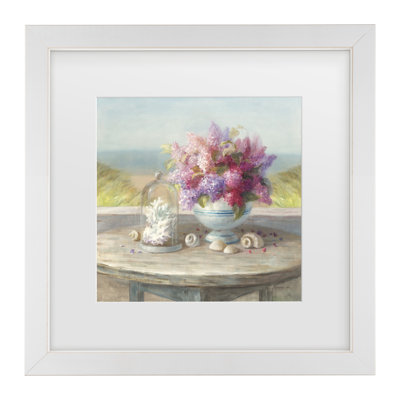Danhui Nai Seaside Spring Matted Framed Art