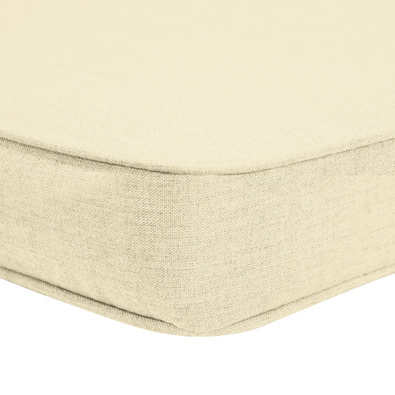 Coussin de siège Jayapura Sunbrella® intérieur / extérieur, Tissu toile Sunbrella®, L 65 po x P 18 po