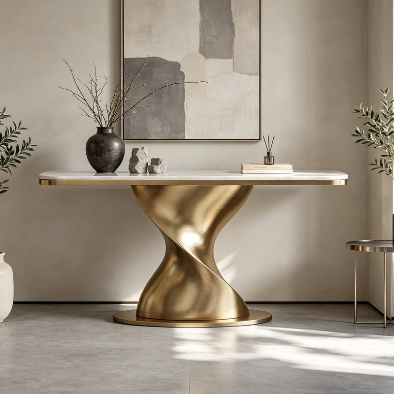 Console Italian Luxury, H 33,5 po x l 47,2 po x P 13,8 po