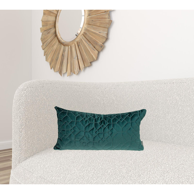Lumbar Rectangular Pillow Cover & Insert, Teal