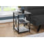 Table d'appoint, côté, bout, table de chevet, lampe, stratifié, métal-106667867-106667869