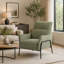 Modern Upholstered Accent Armchair-1334653720