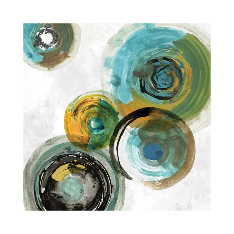 Spirals III 1 Piece Wrapped Canvas Painting, 45.72 cm H x 45.72 cm W x 1.91 cm D
