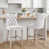 Siège beige / structure en bois clair