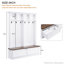 Portemanteau polyvalent avec 2 grands tiroirs Mudroom-1482467771