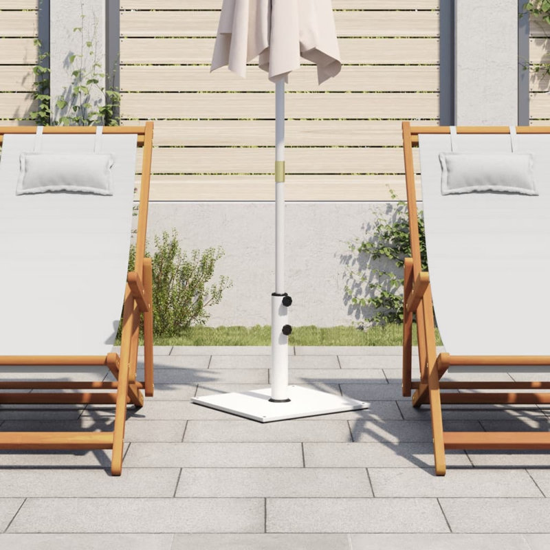 18.93kg Steel Umbrella Base, White