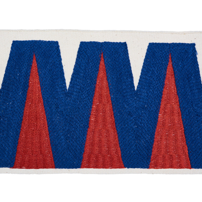 Ruban Prado, Bleu / Rouge