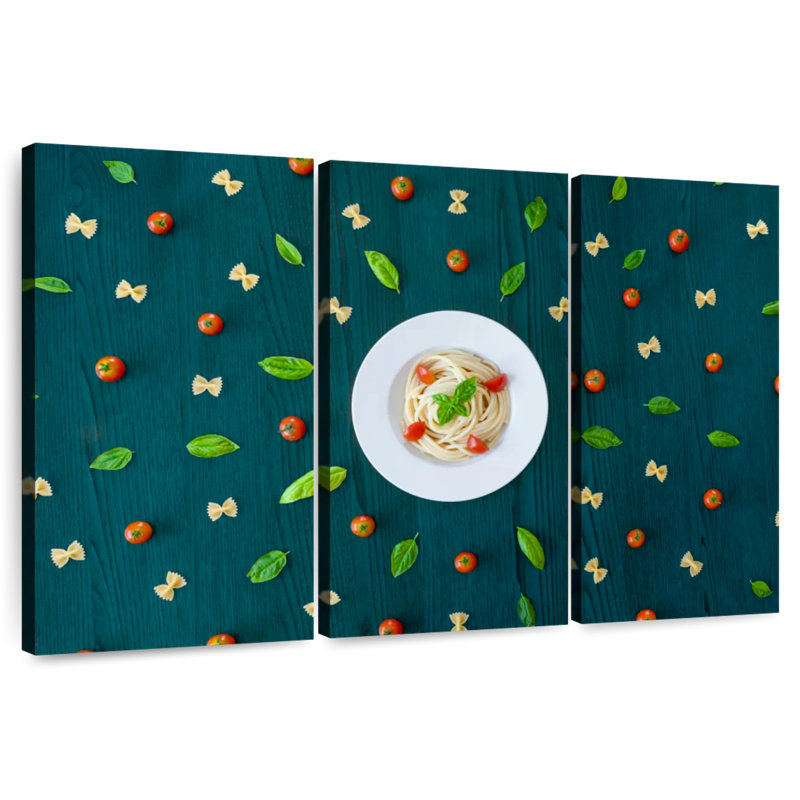Italian Pasta Pattern, 20" H x 33" W