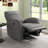 30.7'' Wide Modern and Overstuffed Soft Vegan Leather Manual Swivel and Rocker Recliner-802382331
