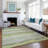 Machine Washable Indoor/Outdoor Lanphear ACN2397 Stripes Rug-437780280
