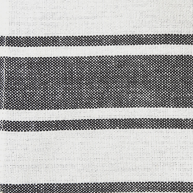 Jacklyne Chandler Stripe Adriatic Cotton Napkin, Onyx