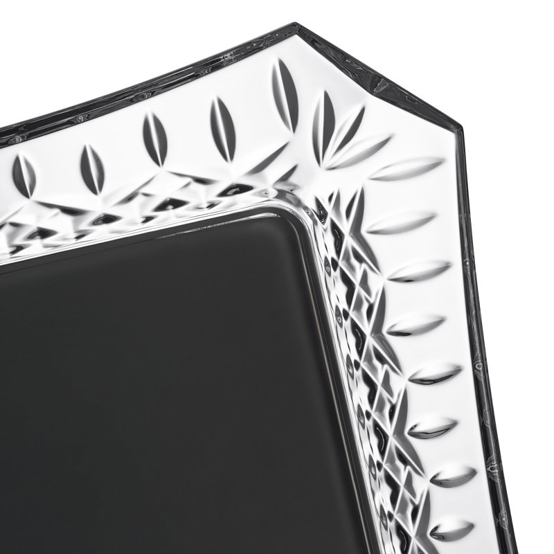 Classic Black Crystal 8" x 10" Leaf Embossed Tabletop Frame