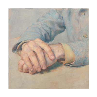 Wrapped Canvas Wall Art - Paula Freeman  'Gentle Strength I' Wall Art for Living Room, Bedroom, or Office Décor  - 14x14