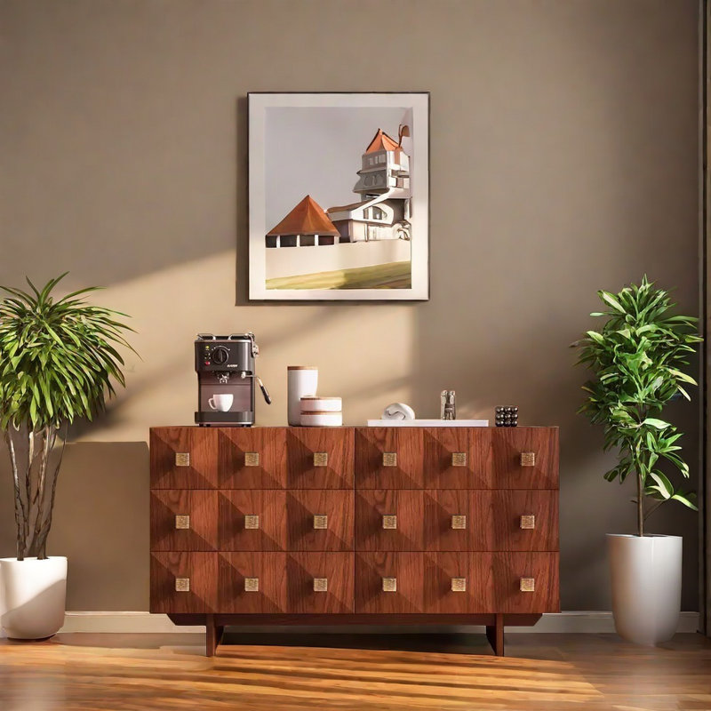 Commode de salon de style chinois antique